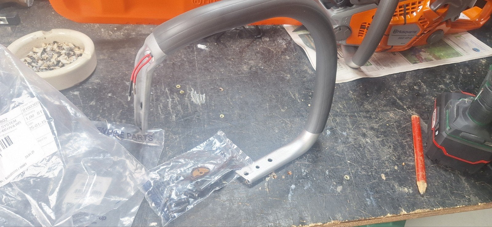 Husqvarna 562 XPG handgreep, 70 mm of meer, Kettingzaag, Nieuw, Ophalen of Verzenden