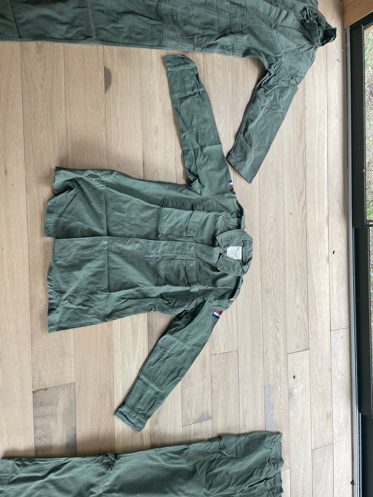Leger kleding uit 1990, 100% katoen, perfecte staat, Ophalen of Verzenden, Landmacht, Nederland, Kleding of Schoenen