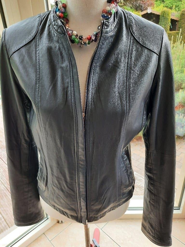 Supermooi lederen jasje PURDEY - S/M, Kleding | Dames, Maat 38/40 (M), Zo goed als nieuw, Purdey, Jasje