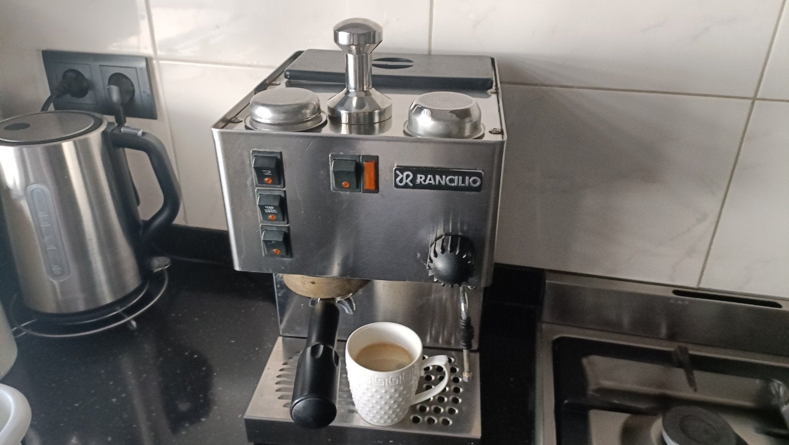 Rancilio Silvia Espressomachine, Ophalen, Gebruikt, Espresso apparaat, Gemalen koffie