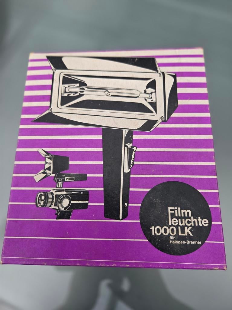 Filmleuchte 1000 LK voor Halogeen-Brenner - Vintage Filmlamp, Ophalen of Verzenden, Gebruikt, Lamp of Flitsset