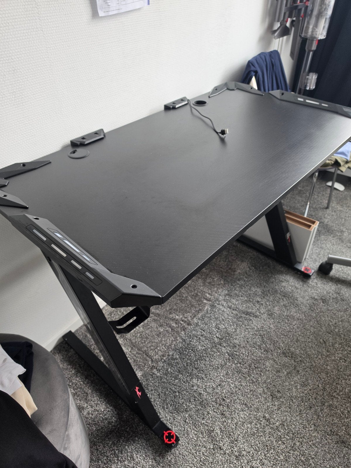 Gamingtafel zwart, Ophalen of Verzenden, Zo goed als nieuw, Campingstoel