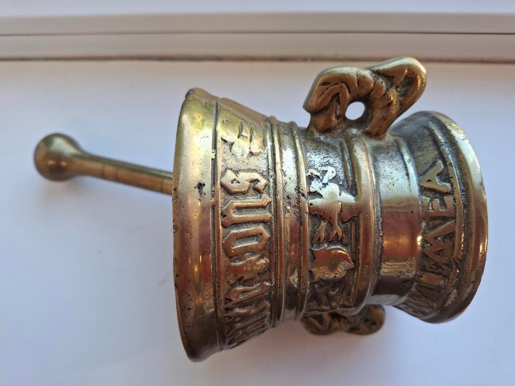 Koperen vijzel, Antiek en Kunst, Ophalen of Verzenden