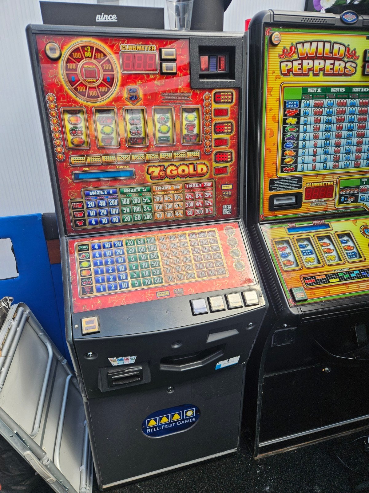 7 S Gold Gokkast met biljetinvoer - Bell-Fruit Games, Verzamelen, Automaten | Gokkasten en Fruitautomaten, Euro, Ophalen, Gebruikt