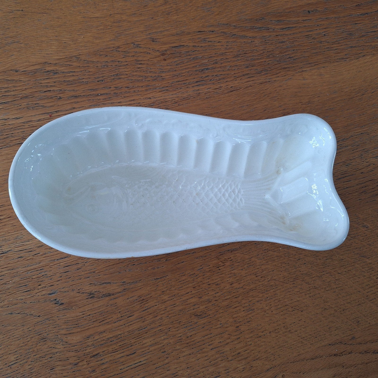 Vorm vis puddingvorm aardewerk vis ophangbaar brocante, Antiek en Kunst, Antiek | Keramiek en Aardewerk, Ophalen of Verzenden