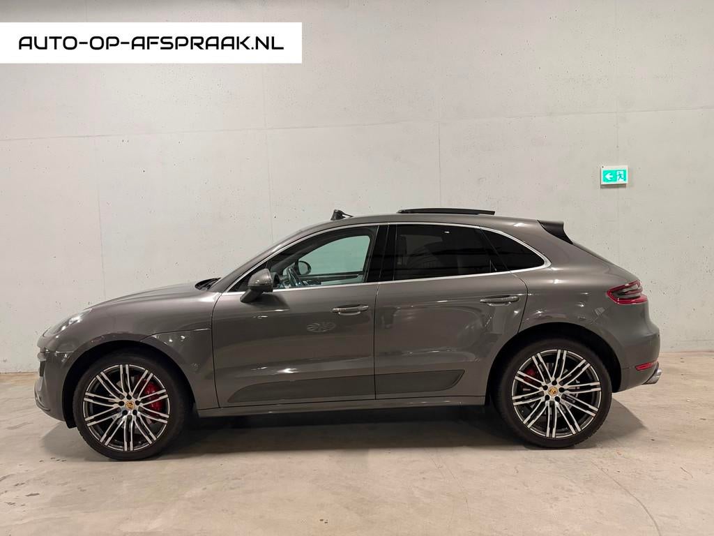Porsche Macan 3.6 Turbo Pano Leer Chrono ACC Bose Carbon Luc, Automaat, Gebruikt, Euro 6, 120 €/maand