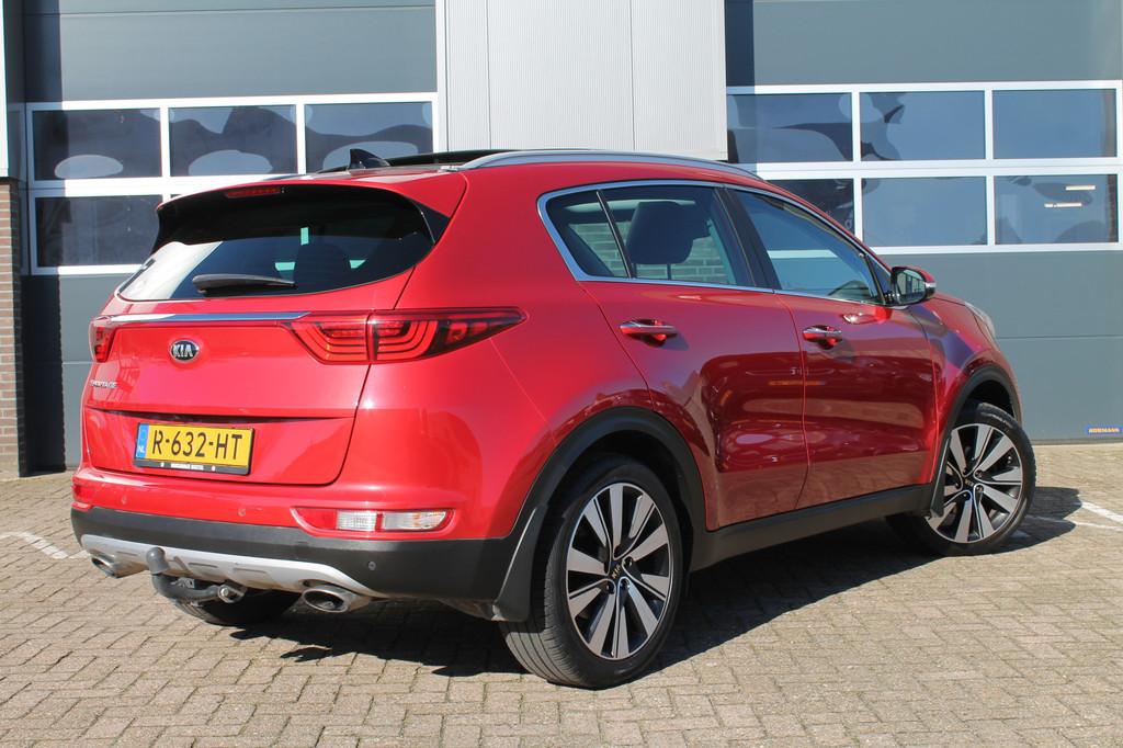 Kia Sportage 1.6 T-GDI GT-Line PlusLine | Pano | Trekhaak |, Auto's, Kia, Voorwielaandrijving, Gebruikt, 4 cilinders, Leder en Stof