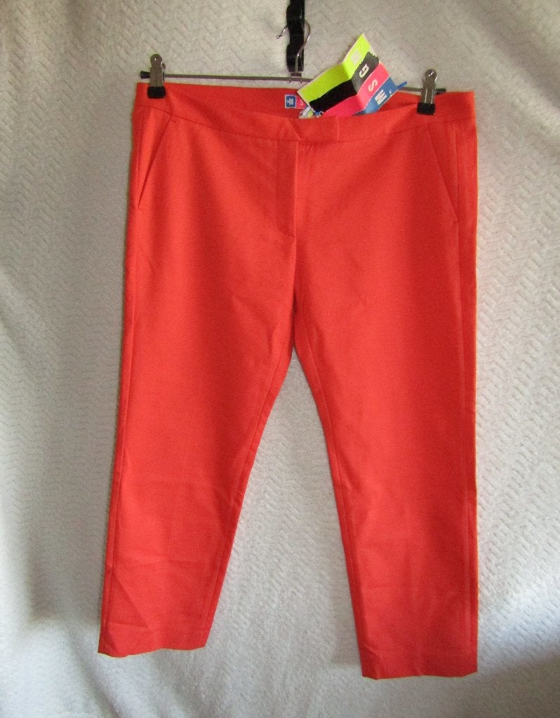 MSGM koraal - oranje 7/8 capri broek 42 44 Nieuw m kaartjes, Kleding | Dames, Maat 42/44 (L), Nieuw, Oranje, Ophalen of Verzenden