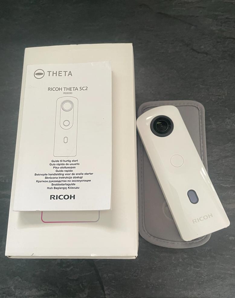 Rico Theta 360 graden camera, foto-tas, Ophalen of Verzenden, Nieuw