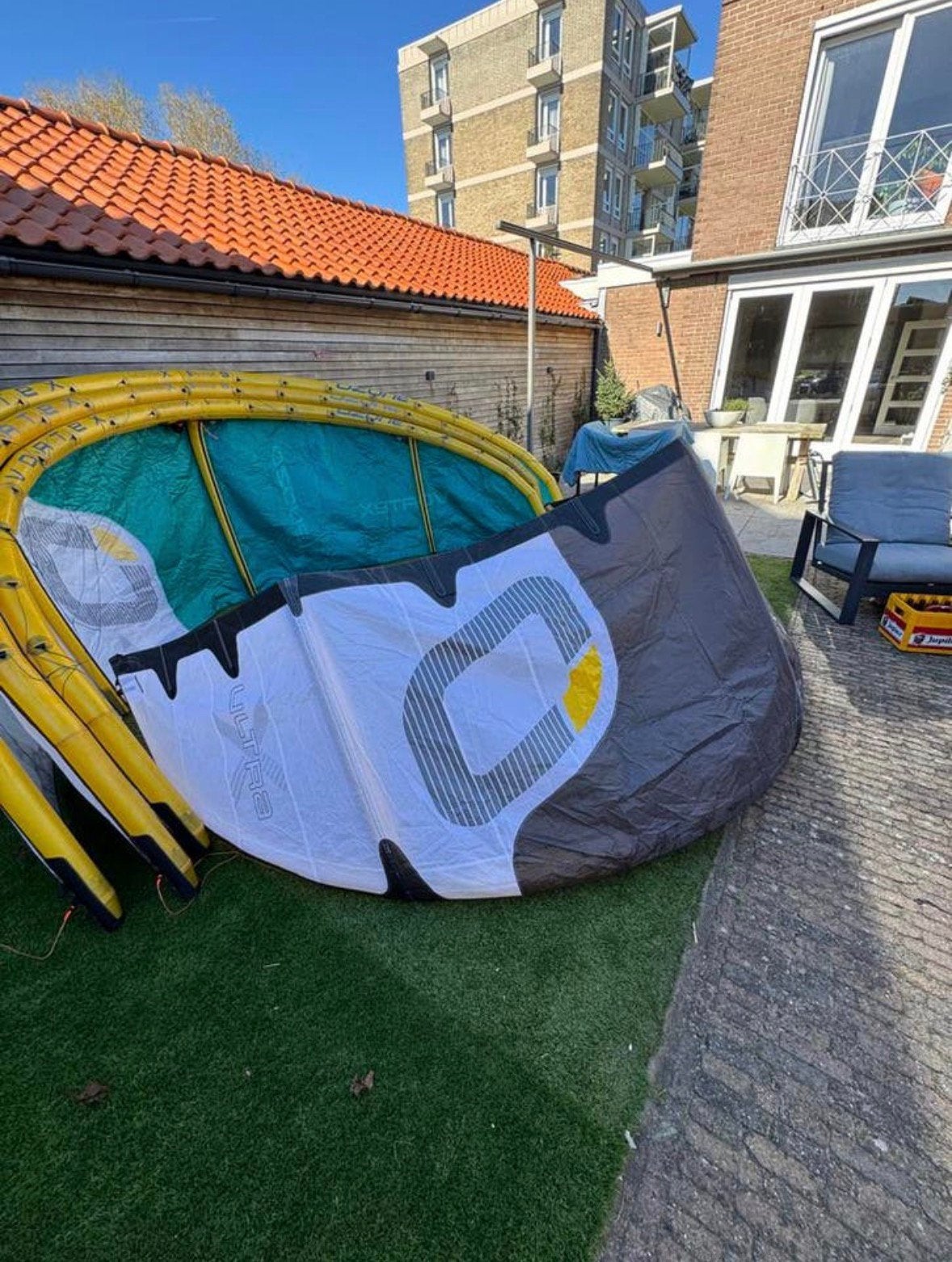 Ozone vortex 6m v1, Watersport en Boten, Wingsurfen, Ophalen of Verzenden, Zo goed als nieuw, Wingsurf-wing