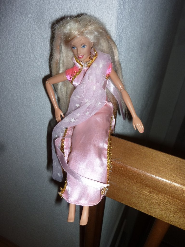 leuke barbie pop vintage, Ophalen of Verzenden, Gebruikt, Barbie