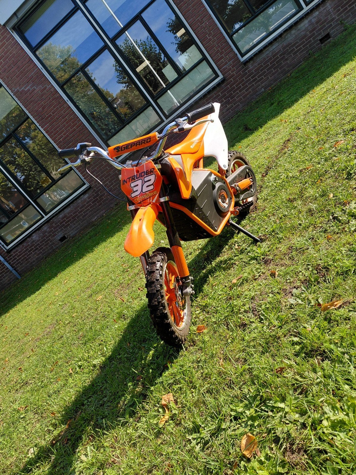 Oranje elektrische crossmotor voor kinderen, Gebruikt, Ophalen, Overige merken