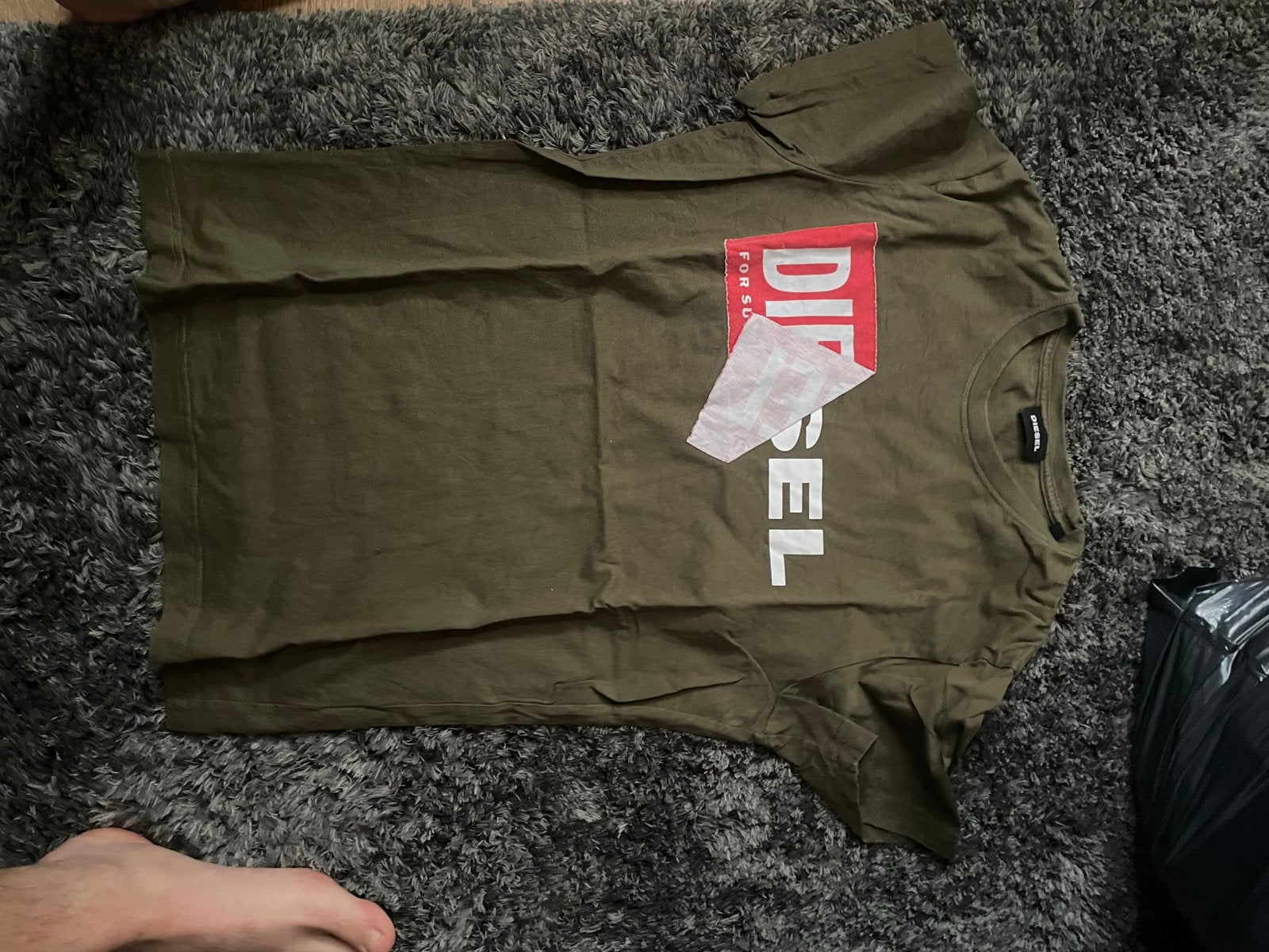 Diesel T-shirt maat S, Ophalen, Zo goed als nieuw, Maat 46 (S) of kleiner, Groen