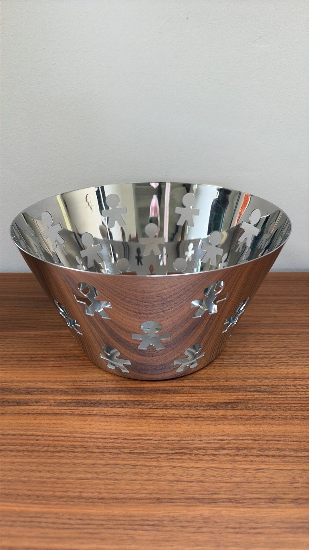 Alessi Girotondo schaal, Ophalen of Verzenden, 12 cm, Schaal, Zilver