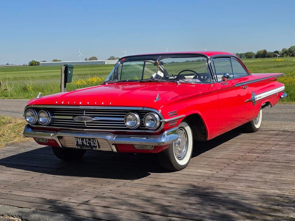 1960 Chevrolet Impala V8 AUT, Auto's, Oldtimers, Bedrijf, Chevrolet, Benzine, Coupé, Automaat, Ophalen
