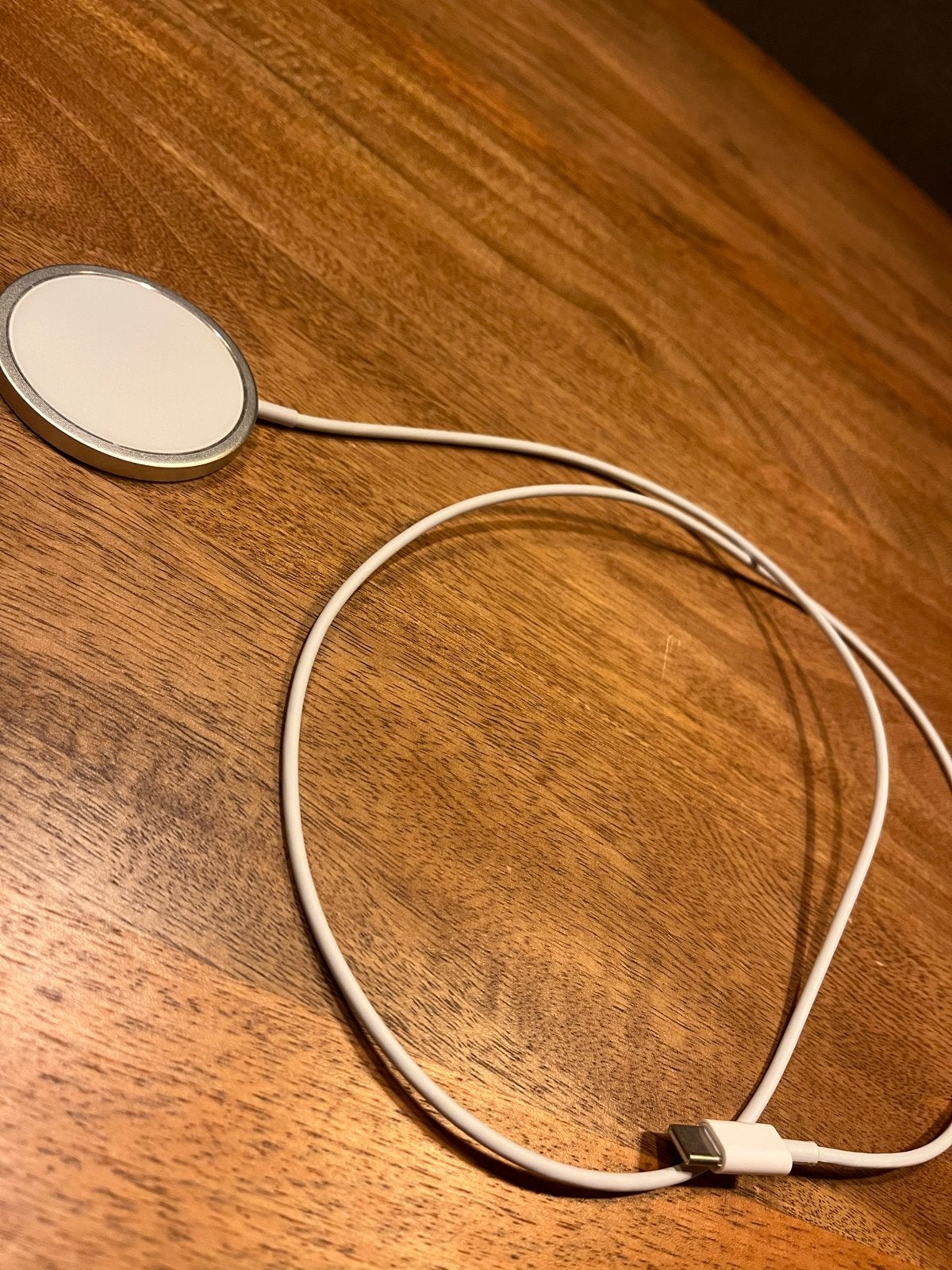 Apple MagSafe Oplader - Draadloos en Snel, Telecommunicatie, USB-C, Draadloze oplader, Zo goed als nieuw, Apple