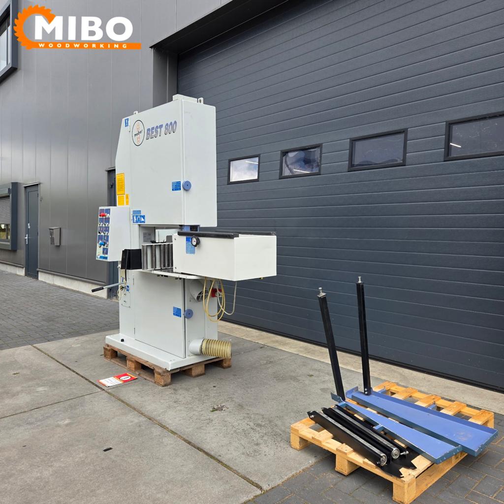 Meber 800 lintzaag herzaag * Vol opties * Nieuw model CE, 70 mm of meer, Ophalen of Verzenden, Zo goed als nieuw, Lintzaag