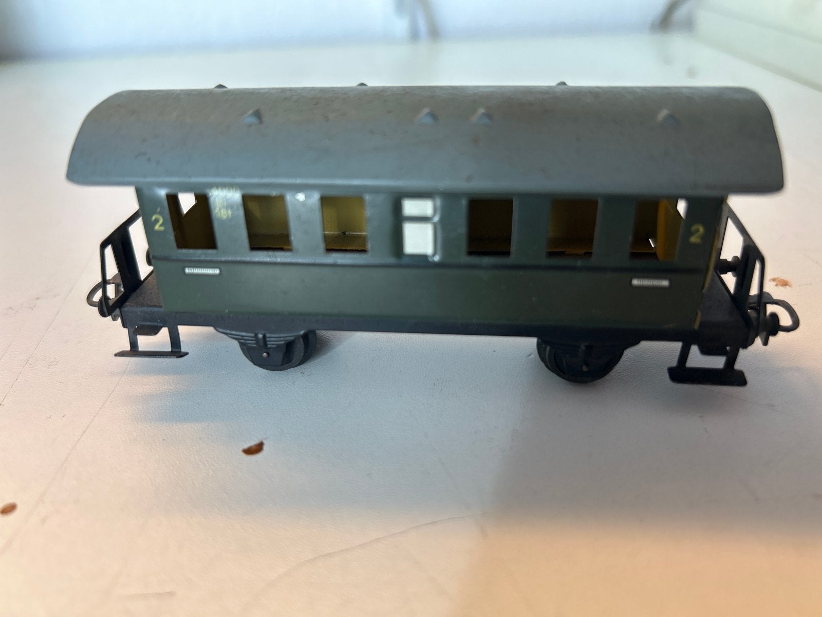 Märklin Wagon Groen - Gebruikt, Wisselstroom, Gebruikt, Wagon, Ophalen of Verzenden