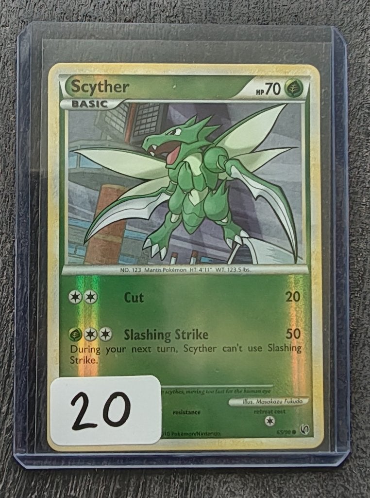 Pokémon Kaarten : Undaunted Scyther (UD 65) Reverse, Hobby en Vrije tijd, Ophalen of Verzenden, Nieuw, Losse kaart