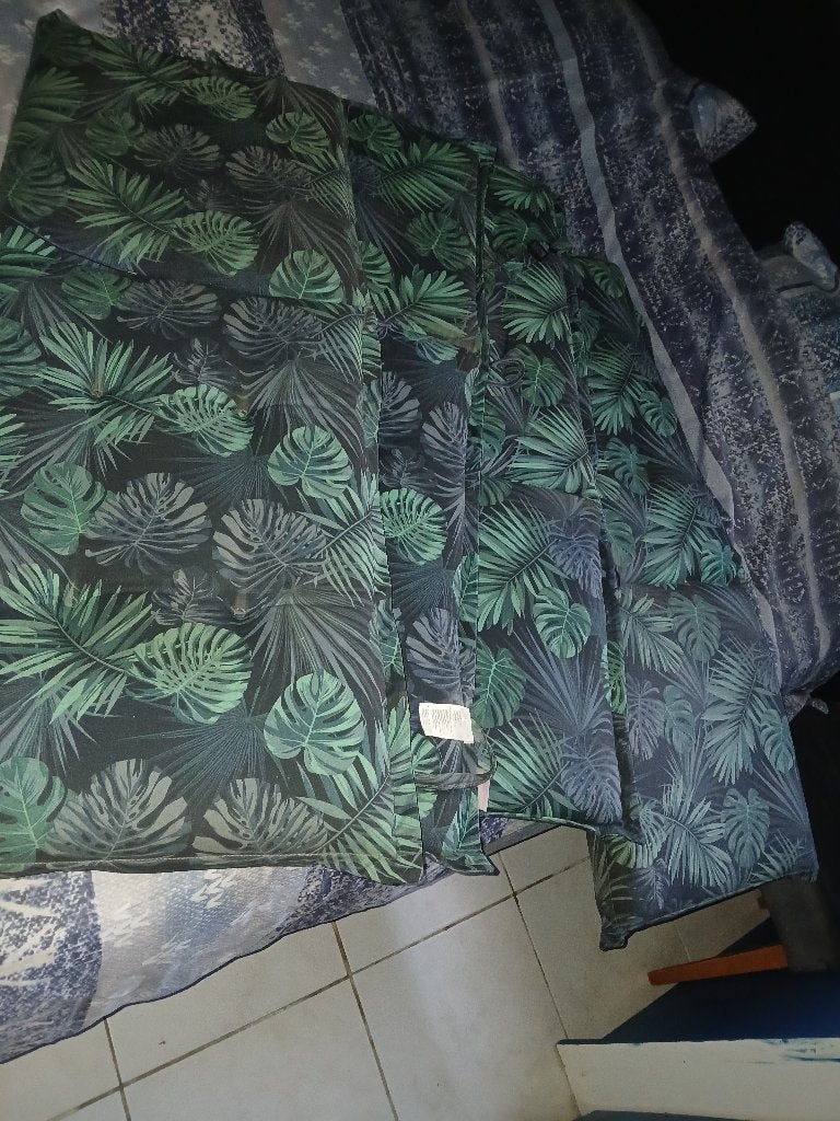 4 stoelkussens, Tuin en Terras, Tuinmeubel-accessoires, Gebruikt, Ophalen