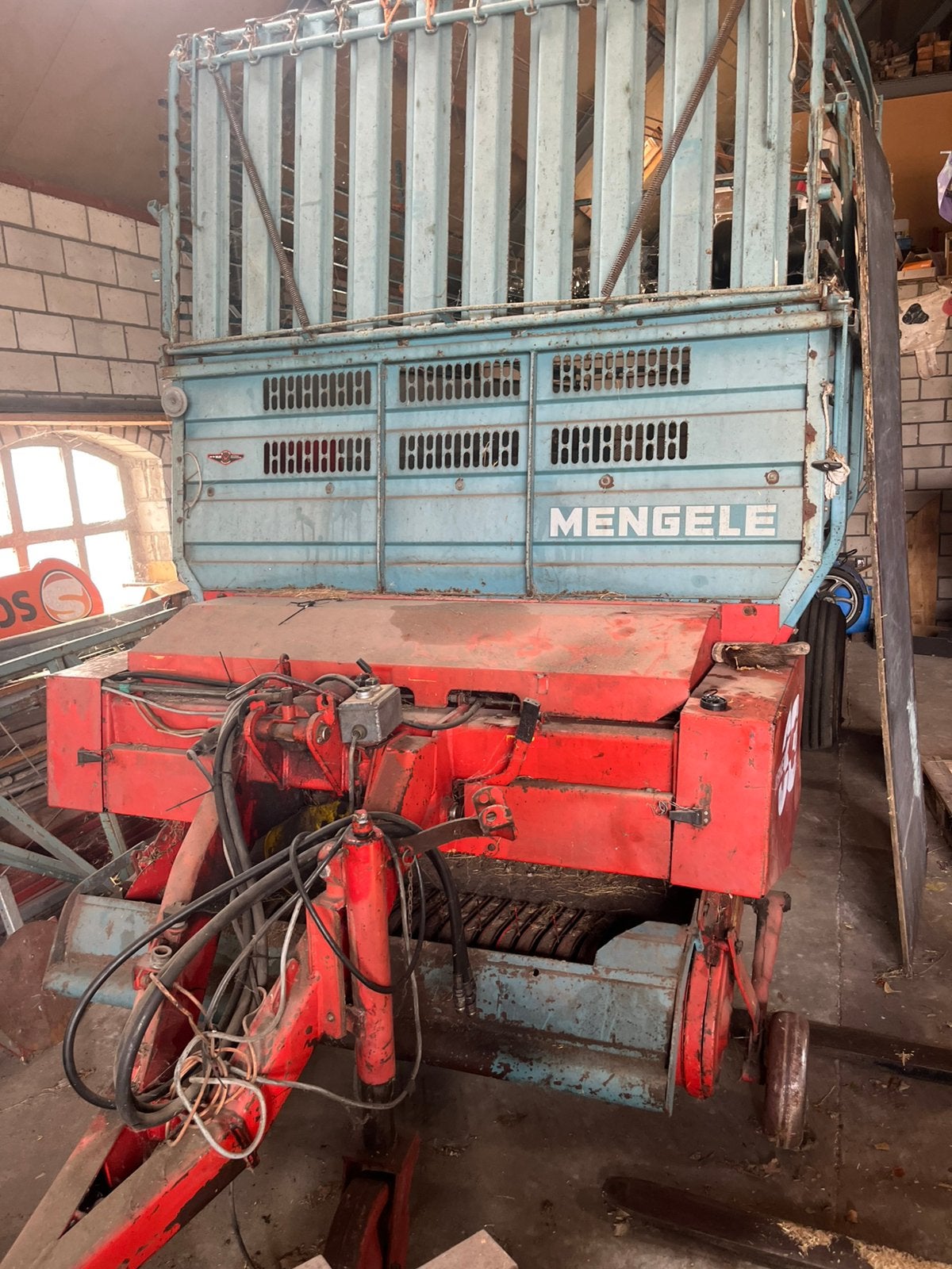 Mengele lw 310 quadro opraapwagen, Ophalen, Weidebouw