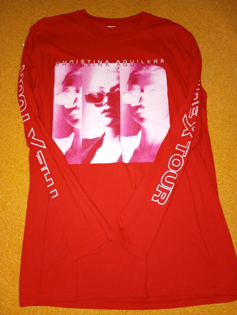 Christina Aguilera t-shirt concert, Ophalen, Zo goed als nieuw
