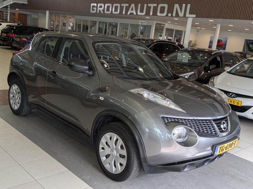 Nissan Juke 1.6 Visia Eco Airco, Trekhaak, Stuurbekrachtigin, Auto's, Nissan, Bedrijf, Te koop, Juke, ABS, Airbags, Airconditioning
