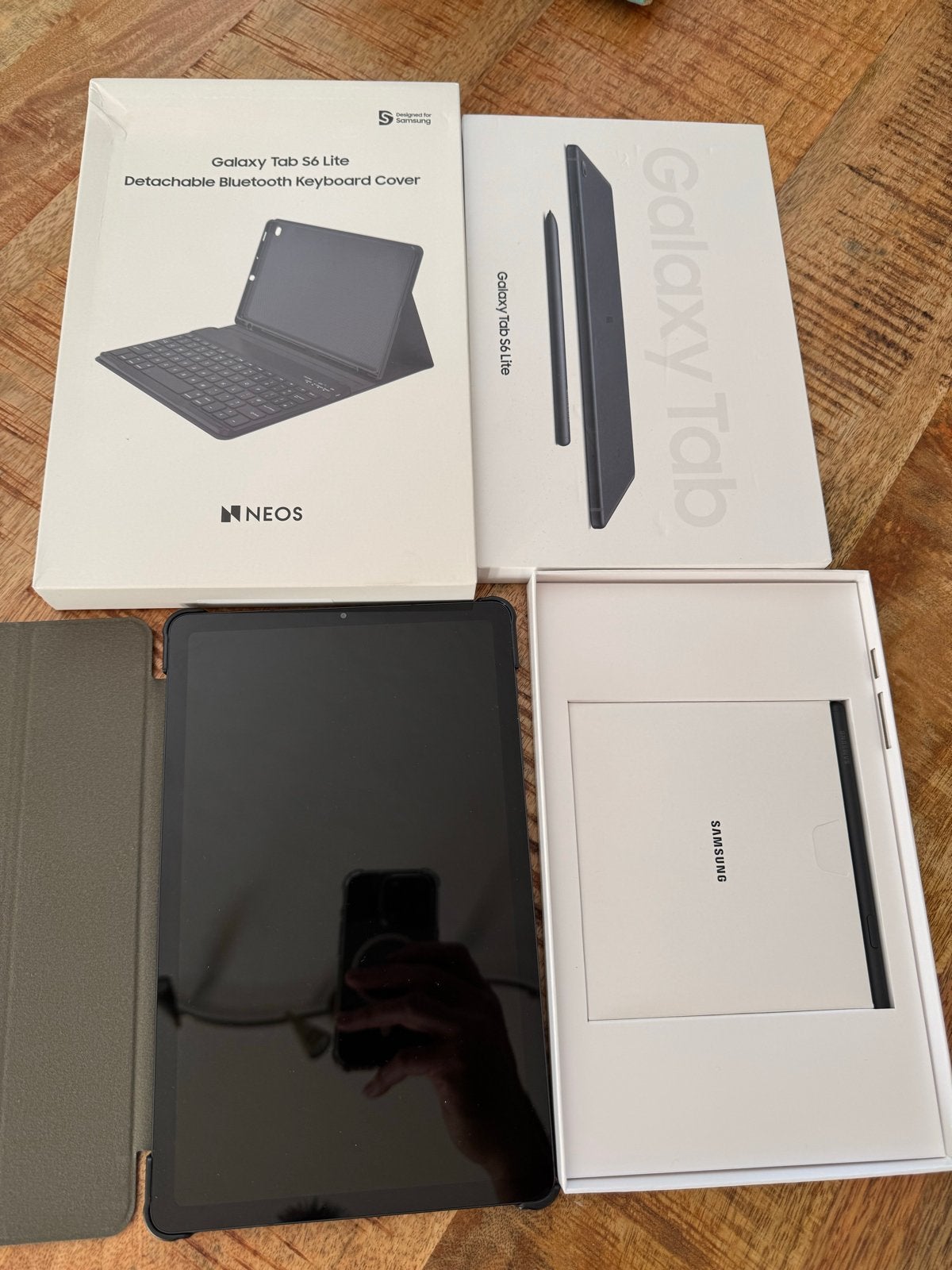 Samsung Galaxy Tab S6 Lite met toetsenbordhoes, 10 inch, Ophalen of Verzenden, Zo goed als nieuw, 64 GB