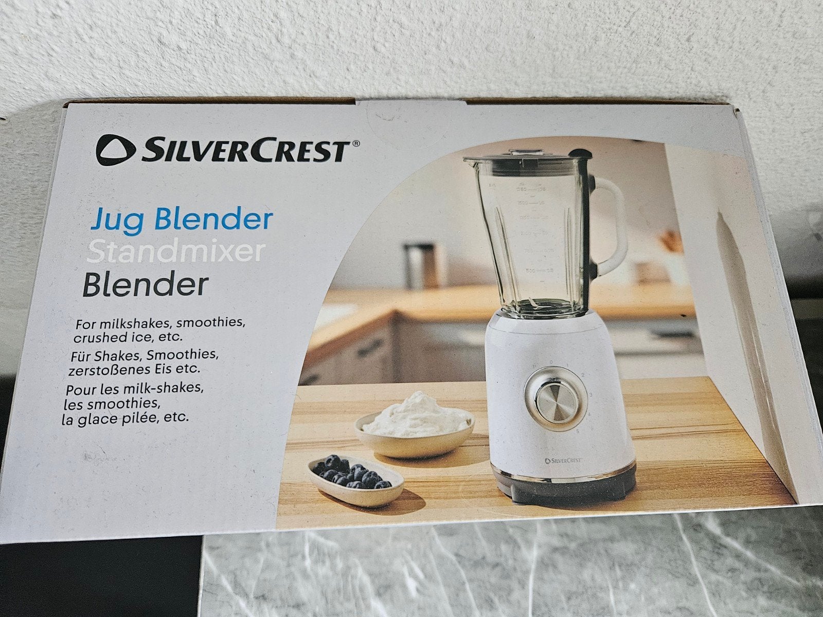 Silvercrest Jug Blender - Krachtige Standmixer 600W, Ophalen of Verzenden, Nieuw