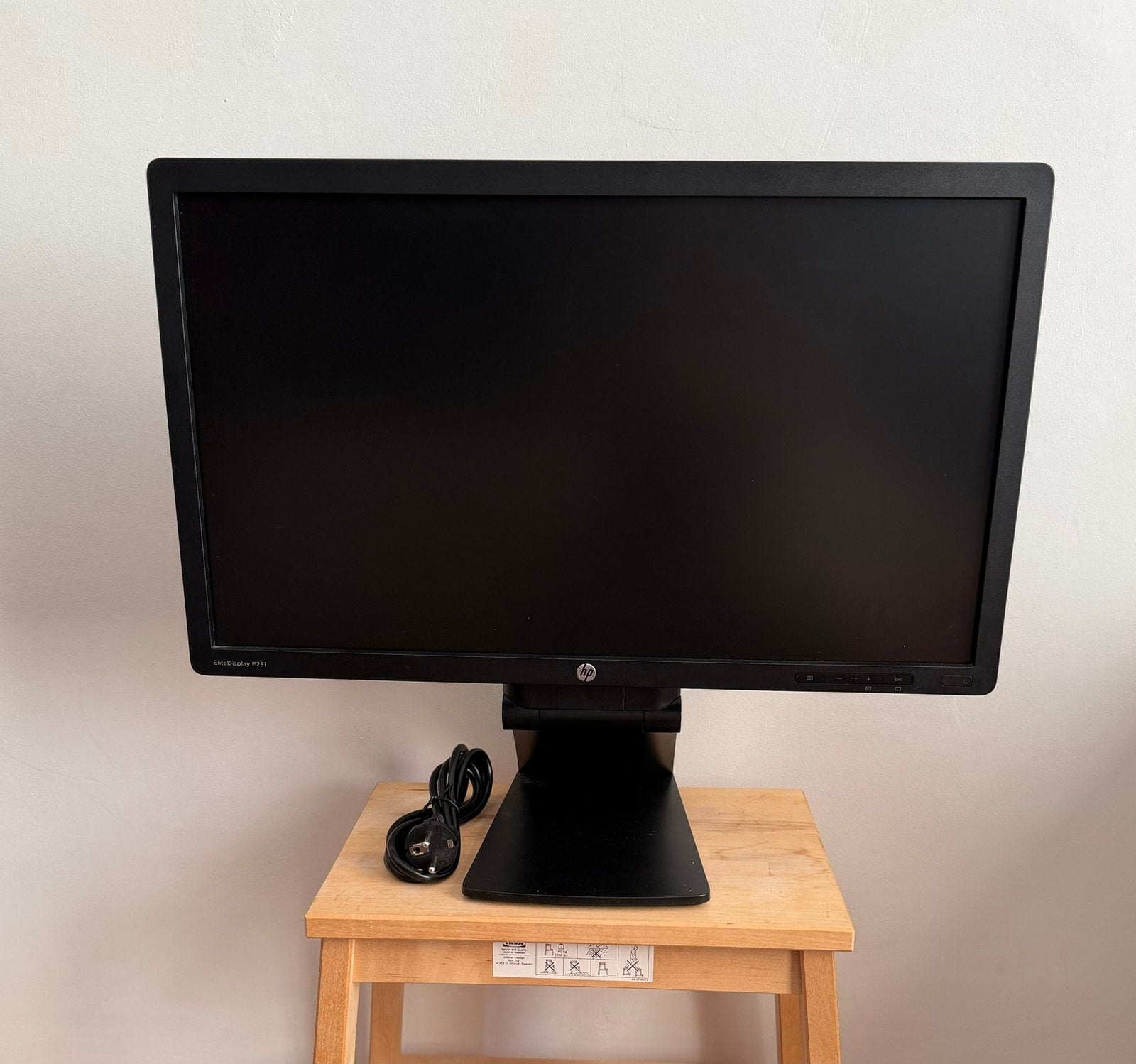 HP E231 monitor 23 inch, Computers en Software, Monitoren, Ophalen, IPS, Full HD, Zo goed als nieuw