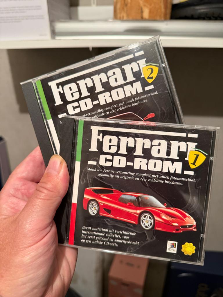 Ferrari CD-ROM Collectie Deel 1 & 2 - Uniek Fotomateriaal, Gebruikt, Overige genres, 1 speler, Ophalen of Verzenden