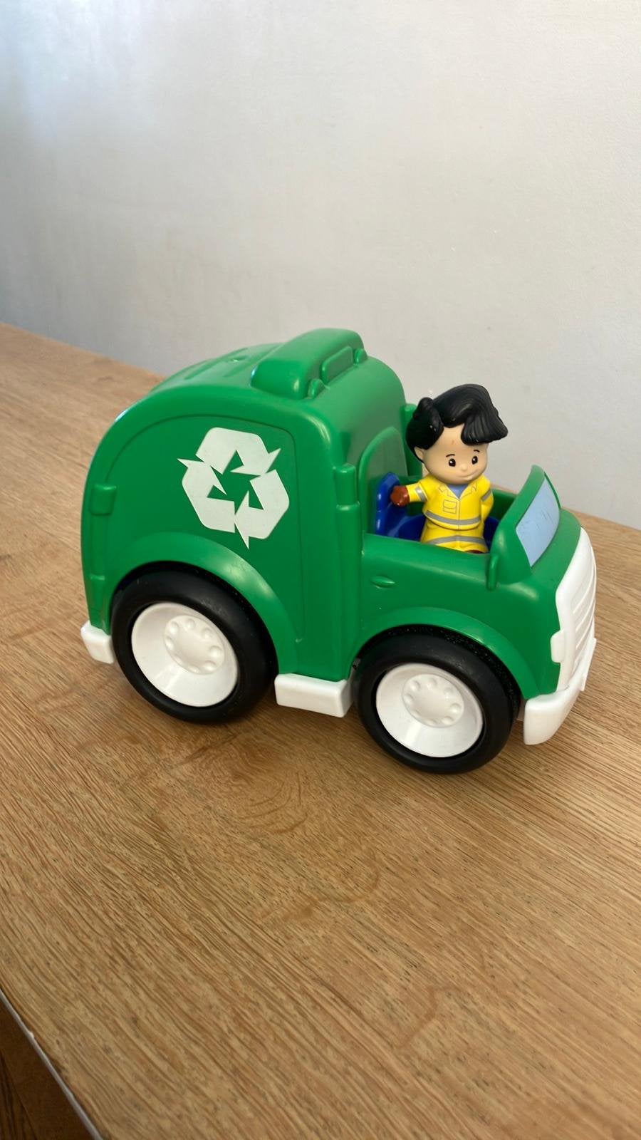 Little People vuilniswagen, Ophalen of Verzenden, Zo goed als nieuw, Auto of Voertuig, Met geluid