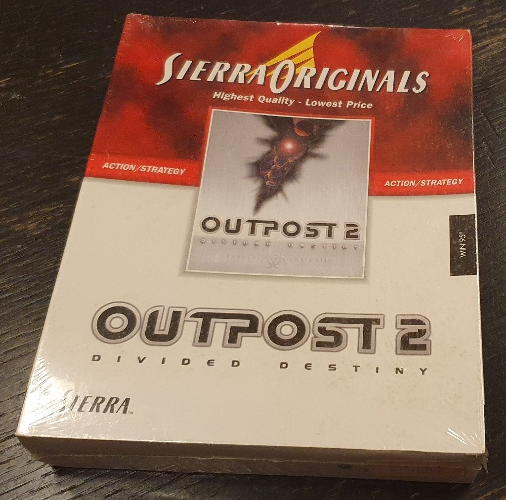 BIG BOX - Sealed - Outpost 2 - Divided Destiny - Sierra PC, 1 speler, Nieuw, Ophalen of Verzenden, Strategie en Constructie