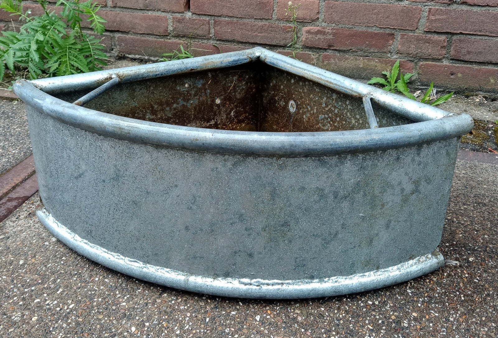 Stevige gegalvaniseerde dieren voederbak, plantenbak, Ophalen of Verzenden, Metaal