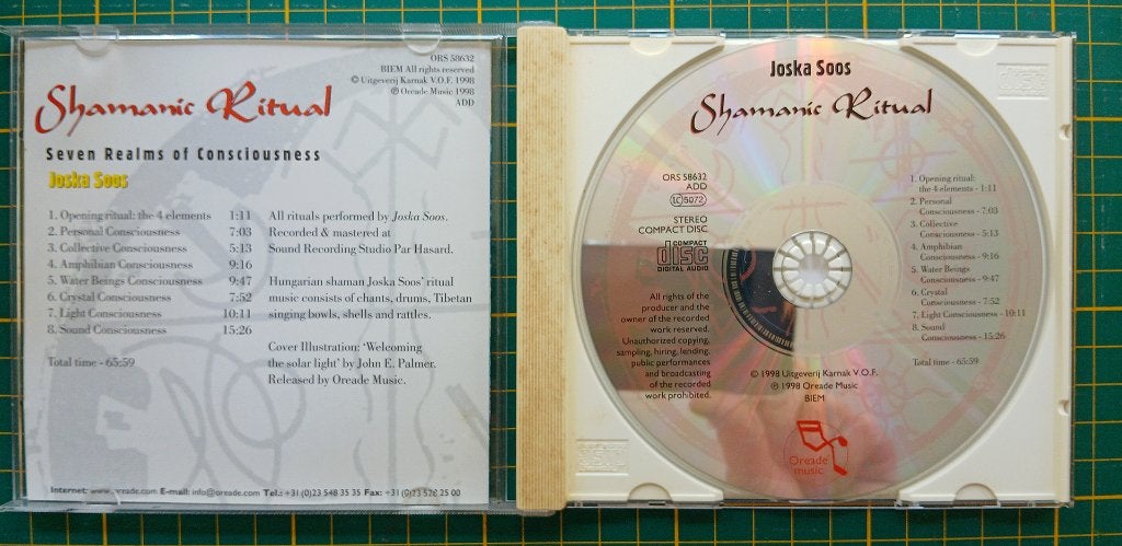 Joska Soos – CD Shamanic Ritual, Boeken, Overige typen, Ophalen of Verzenden, Zo goed als nieuw, Overige onderwerpen