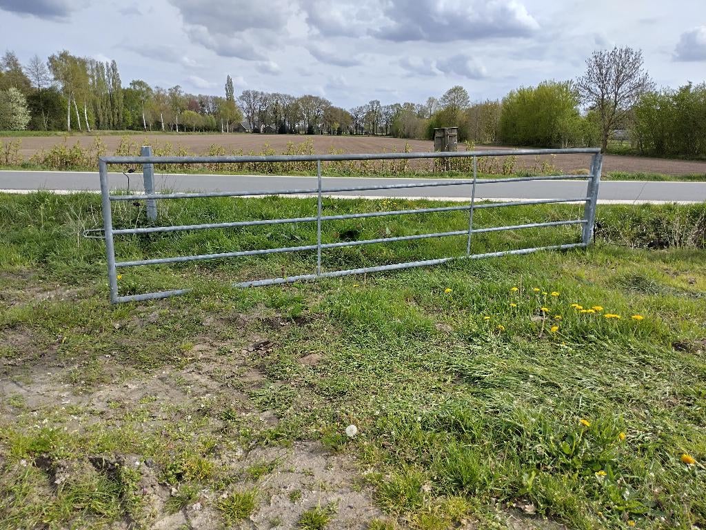 Weide poort, Tuin en Terras, Ophalen, Gebruikt, IJzer, Met poort