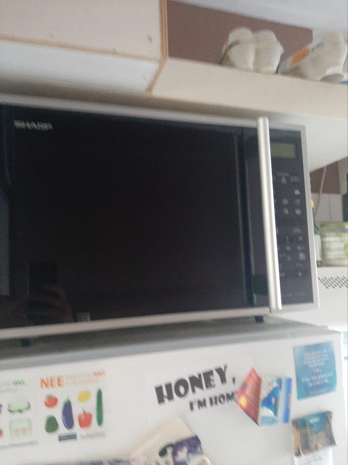 Sharp Vrijstaande Magnetron - gebruikt, Ophalen, Oven, Magnetron, Zo goed als nieuw