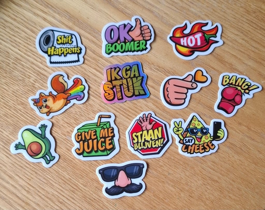 12 stickers van de Jumbo + 2 dubbele StukTV, Ophalen, Nieuw, Overige typen