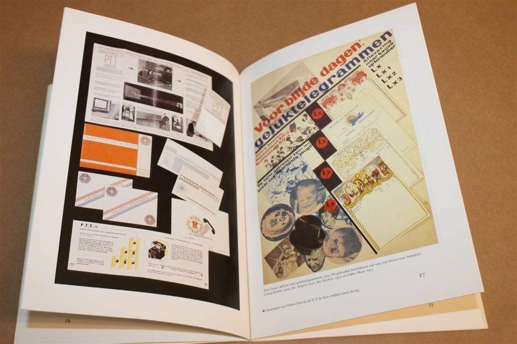 Drukwerk voor PTT — Typografie & Vormgeving jaren 20-30, Ophalen of Verzenden, Gelezen, Fotografen
