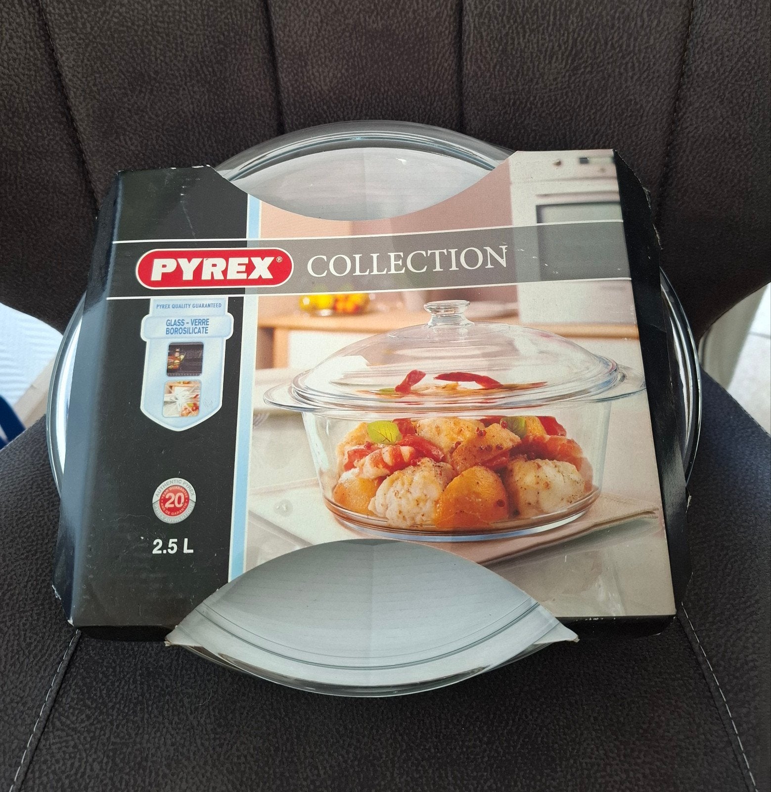 Pyrex  ronde ovenschaal, Ophalen of Verzenden, Nieuw, Glas, Overige merken