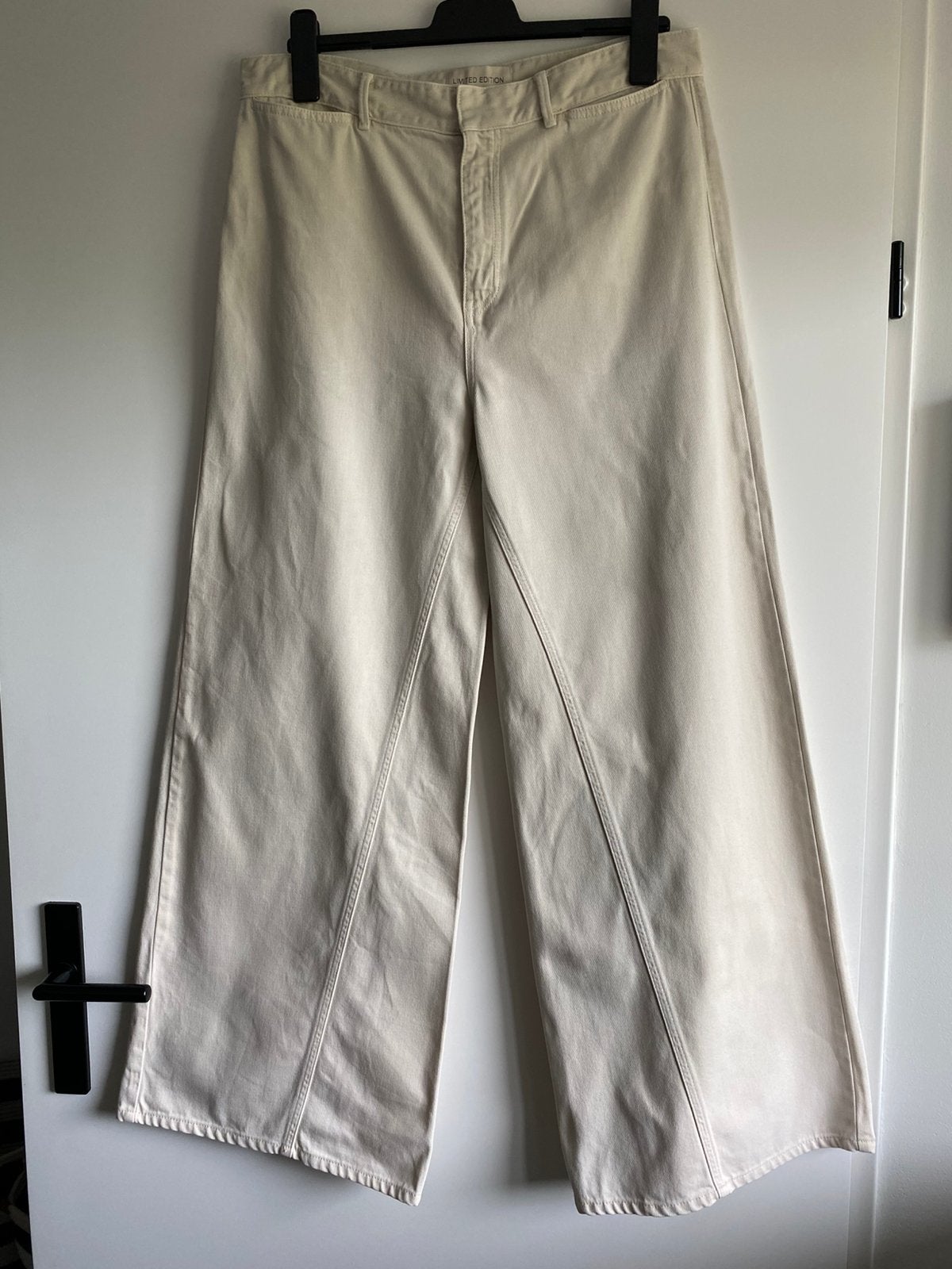 WIJDE  JEANS  Massimo Dutti  BEIGE  44, Overige kleuren, Massimo Dutti, Ophalen of Verzenden, Zo goed als nieuw