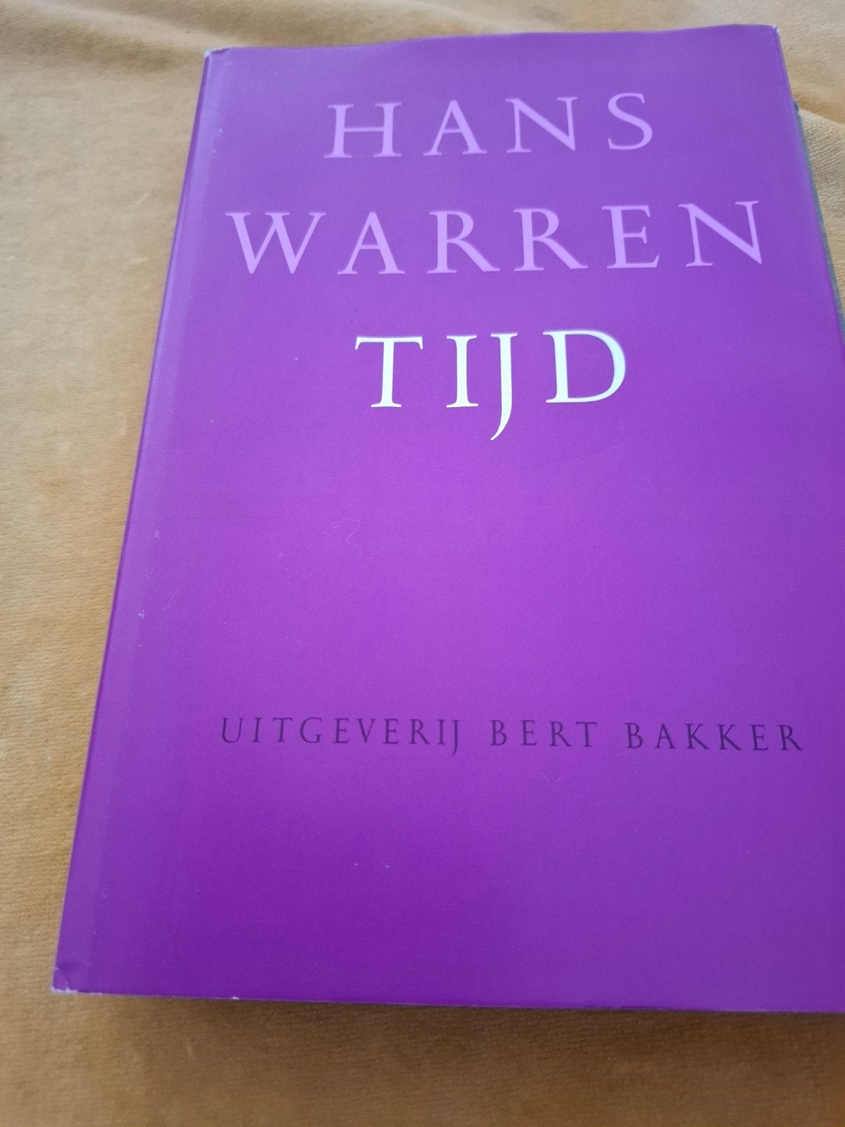 Hans Warren - Tijd (Uitgeverij Bert Bakker, 1986), Ophalen of Verzenden, Gelezen, Hans Warren, Nederland