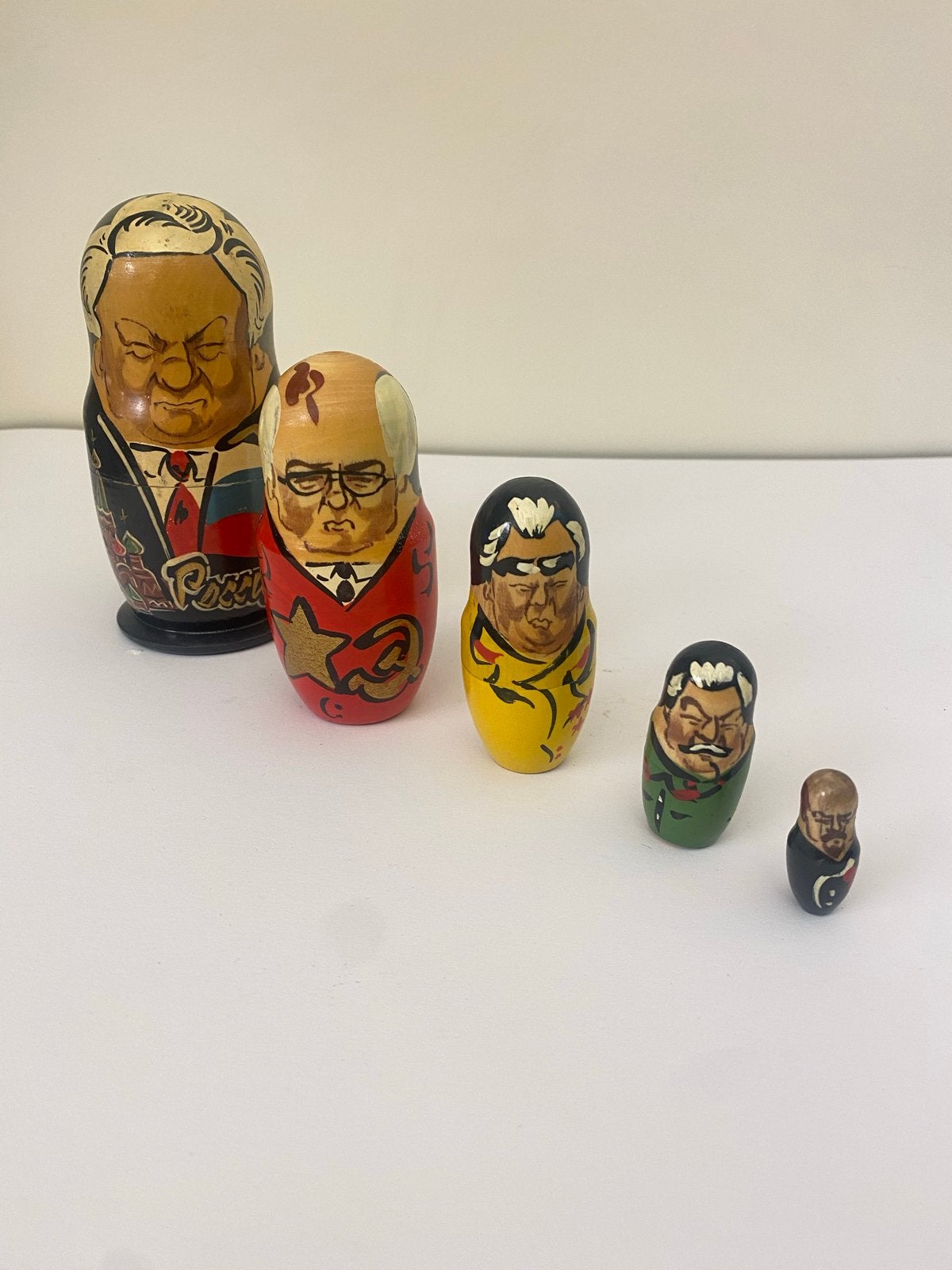Russische Matroesjka Poppen - Politieke Leiders, Verzamelen, Ophalen of Verzenden, Gebruikt