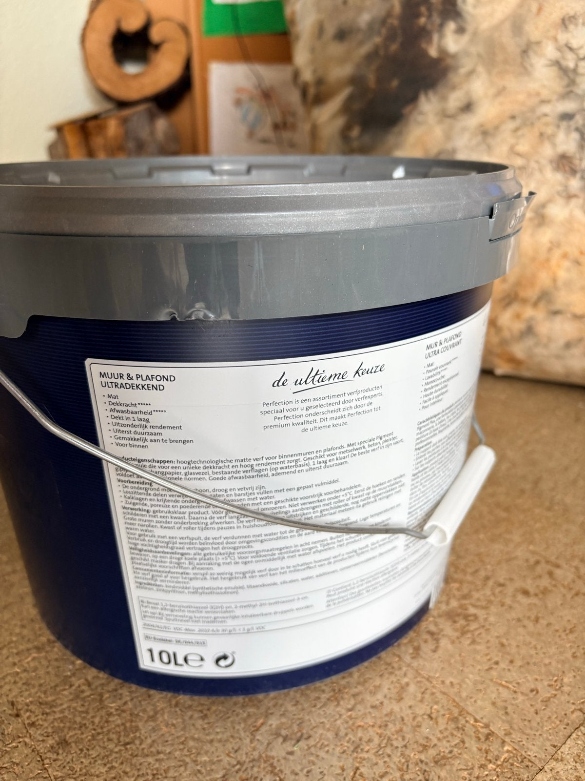 Perfection Muur & Plafond Ultra Dekkend Mat Wit 10L, Ophalen, 5 tot 10 liter, Wit, Nieuw