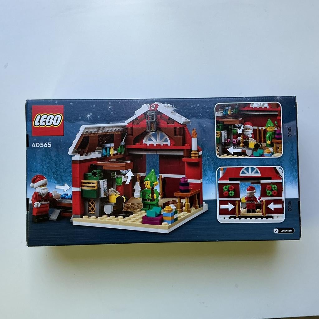 LEGO 40565 Kerstman's Werkplaats - Nieuw in doos, Inclusief minifiguren, Lego, Nieuw, Ophalen of Verzenden