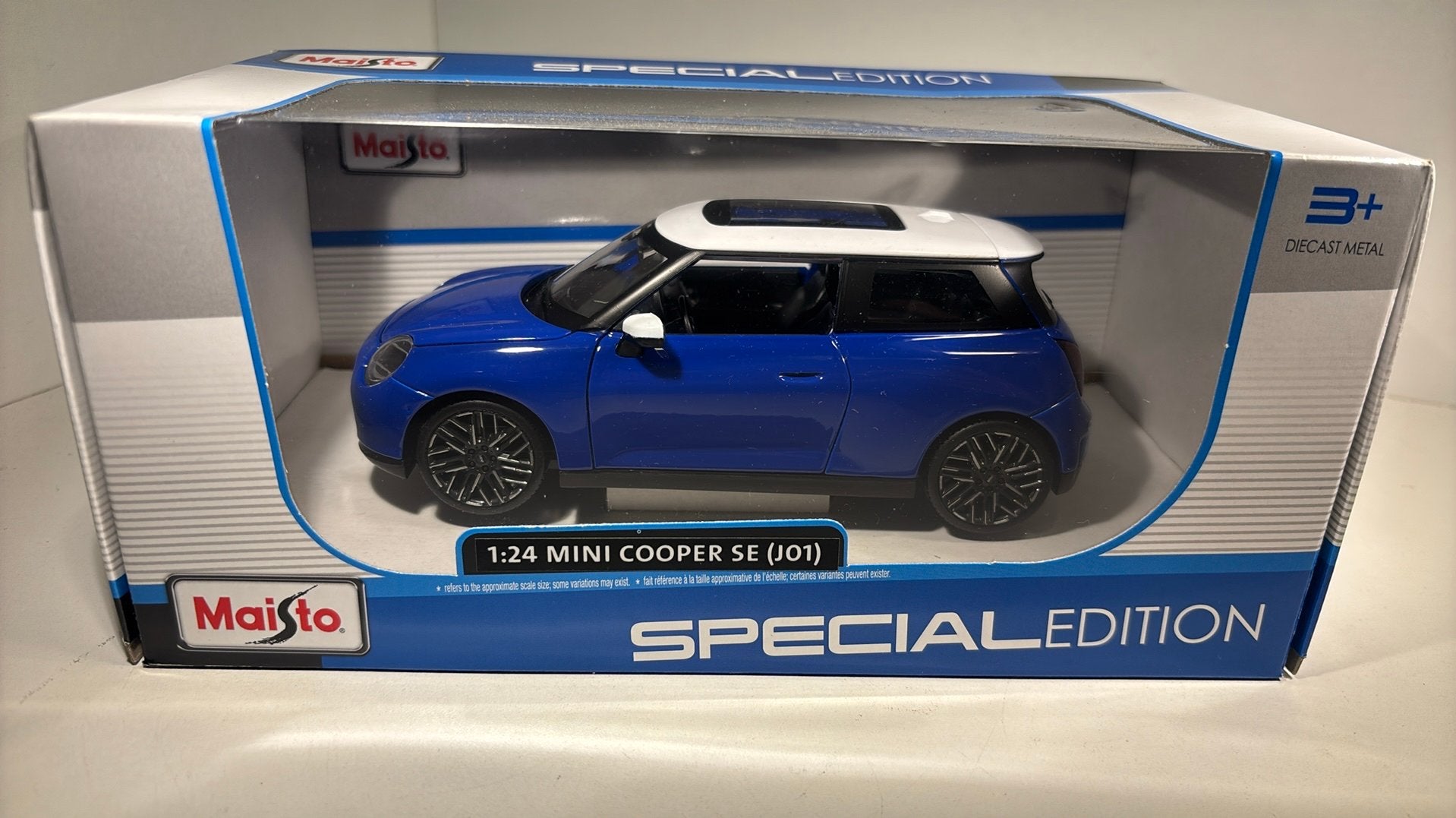 Mini cooper se jo1 maisto 1.24, Maisto, Ophalen of Verzenden, A, A