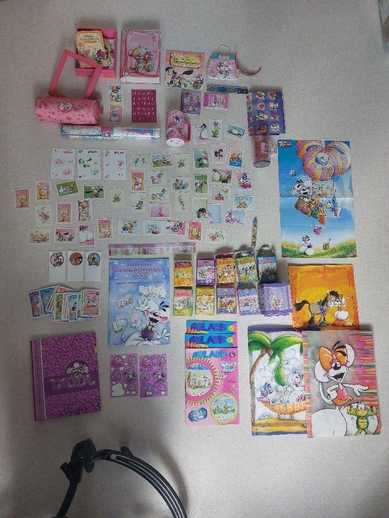 Diddle collectie, tasjes, stickers, puzzels, mappen, etc, Ophalen of Verzenden, Diddl, Gebruikt, Papier, Kaart of Schrift
