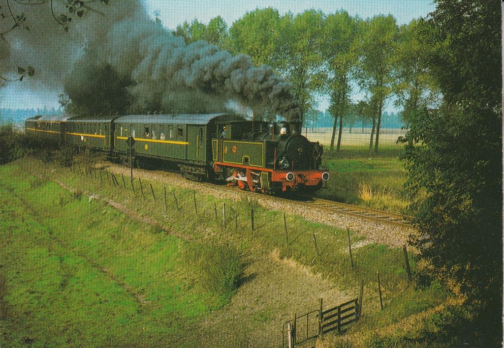 Stoomtrein Goes-Borsele Locomotief nr.3 Bison 1983, Ophalen of Verzenden, 1980 tot heden, Gelopen, Overige thema's