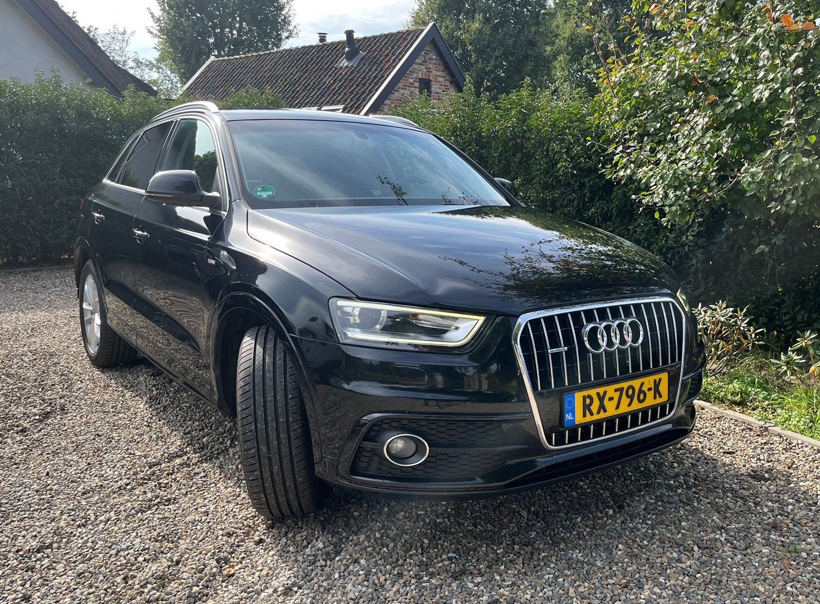 Audi Q3 2.0TFSI Quattro 170pk/125KW S-line 2013 Zwart, Auto's, 4 cilinders, Zwart, Vierwielaandrijving, Particulier