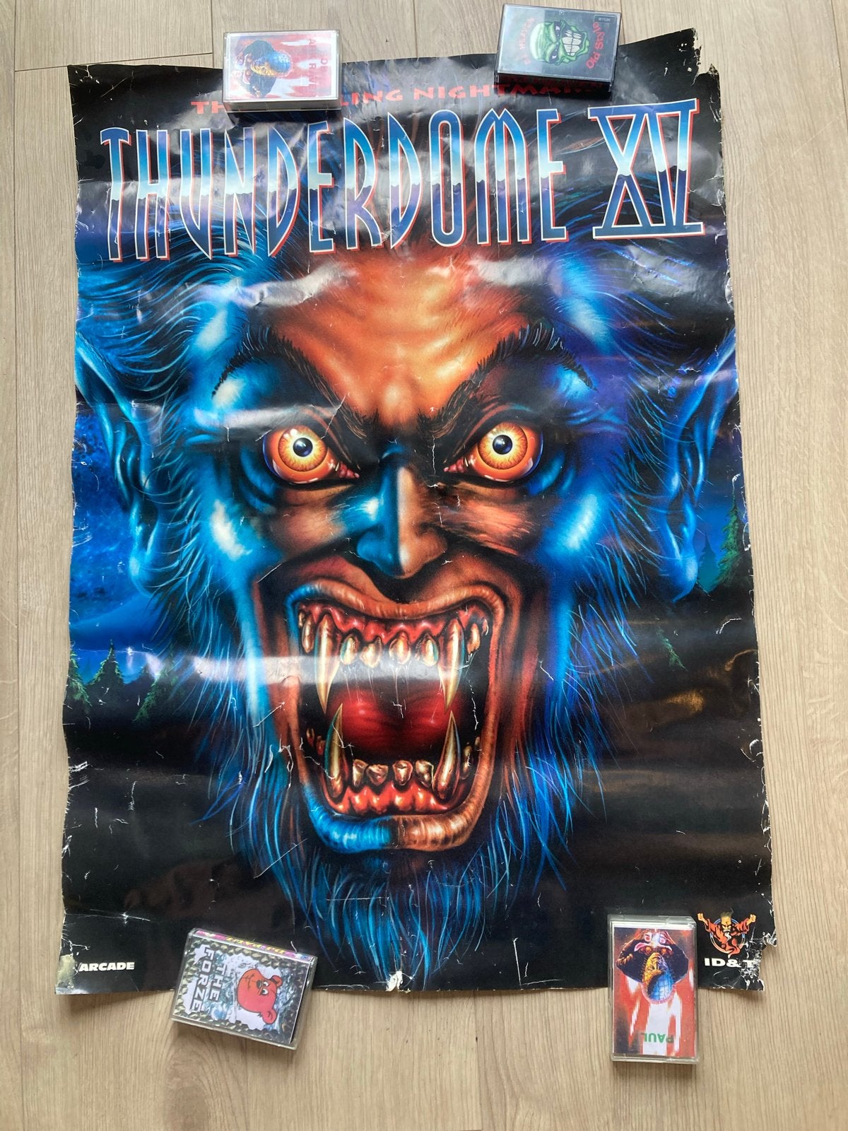 Poster Thunderdome XV  Hardcore Gabber, Verzamelen, Posters, Ophalen of Verzenden, A1 t/m A3, Muziek, Rechthoekig Staand